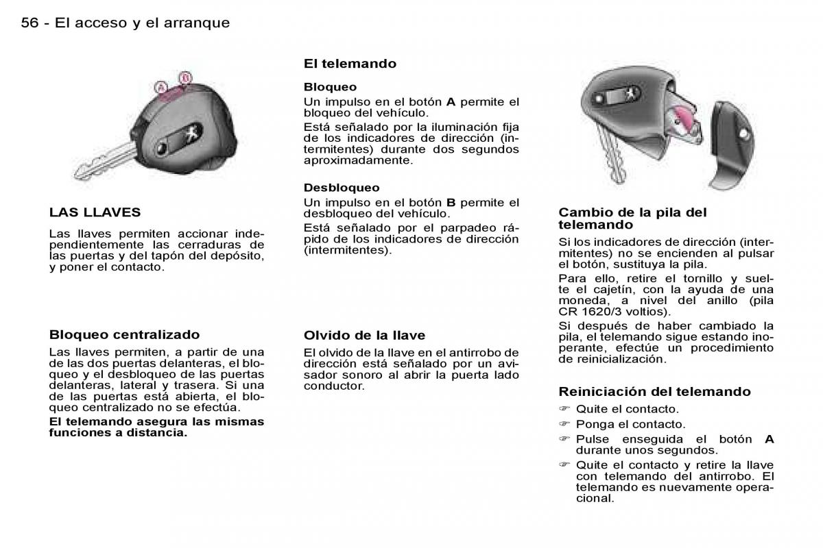 Peugeot Expert I 1 manual del propietario / page 57