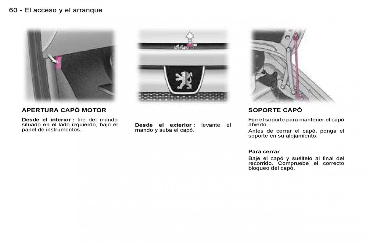 Peugeot Expert I 1 manual del propietario / page 62