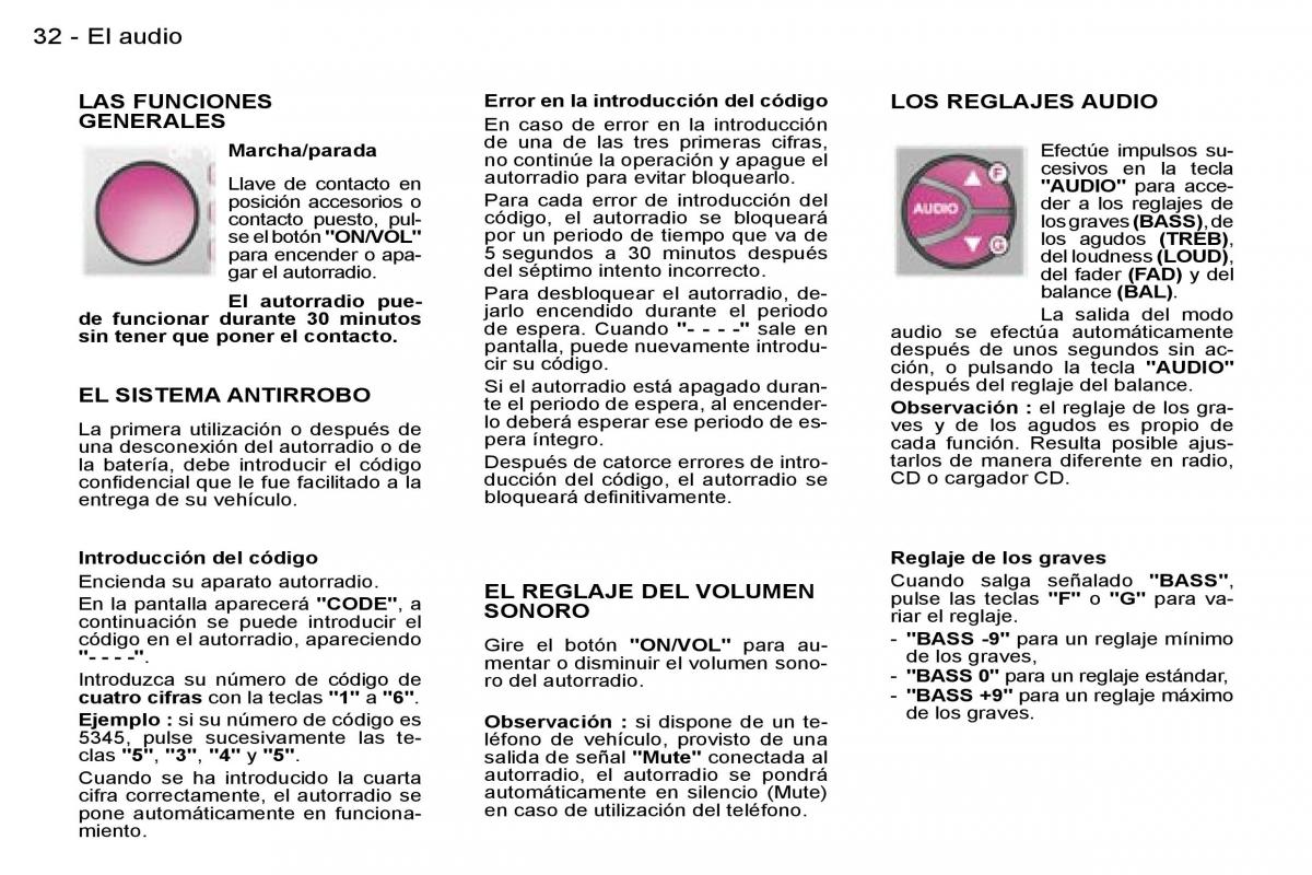 Peugeot Expert I 1 manual del propietario / page 31