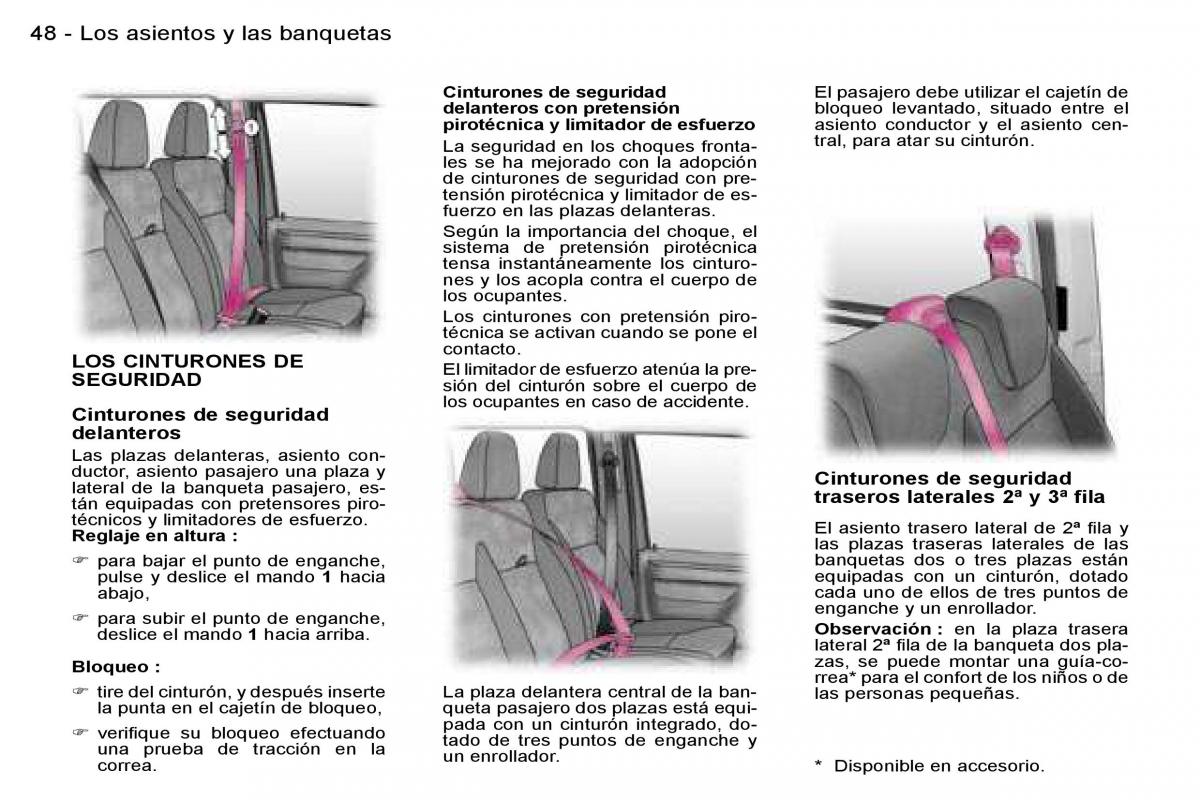 Peugeot Expert I 1 manual del propietario / page 50