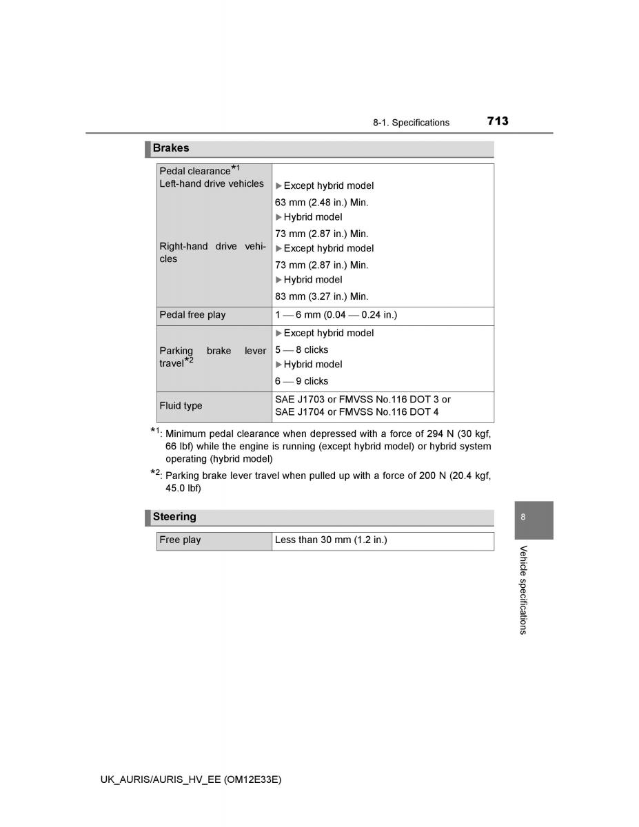 Toyota Auris II 2 owners manual / page 713