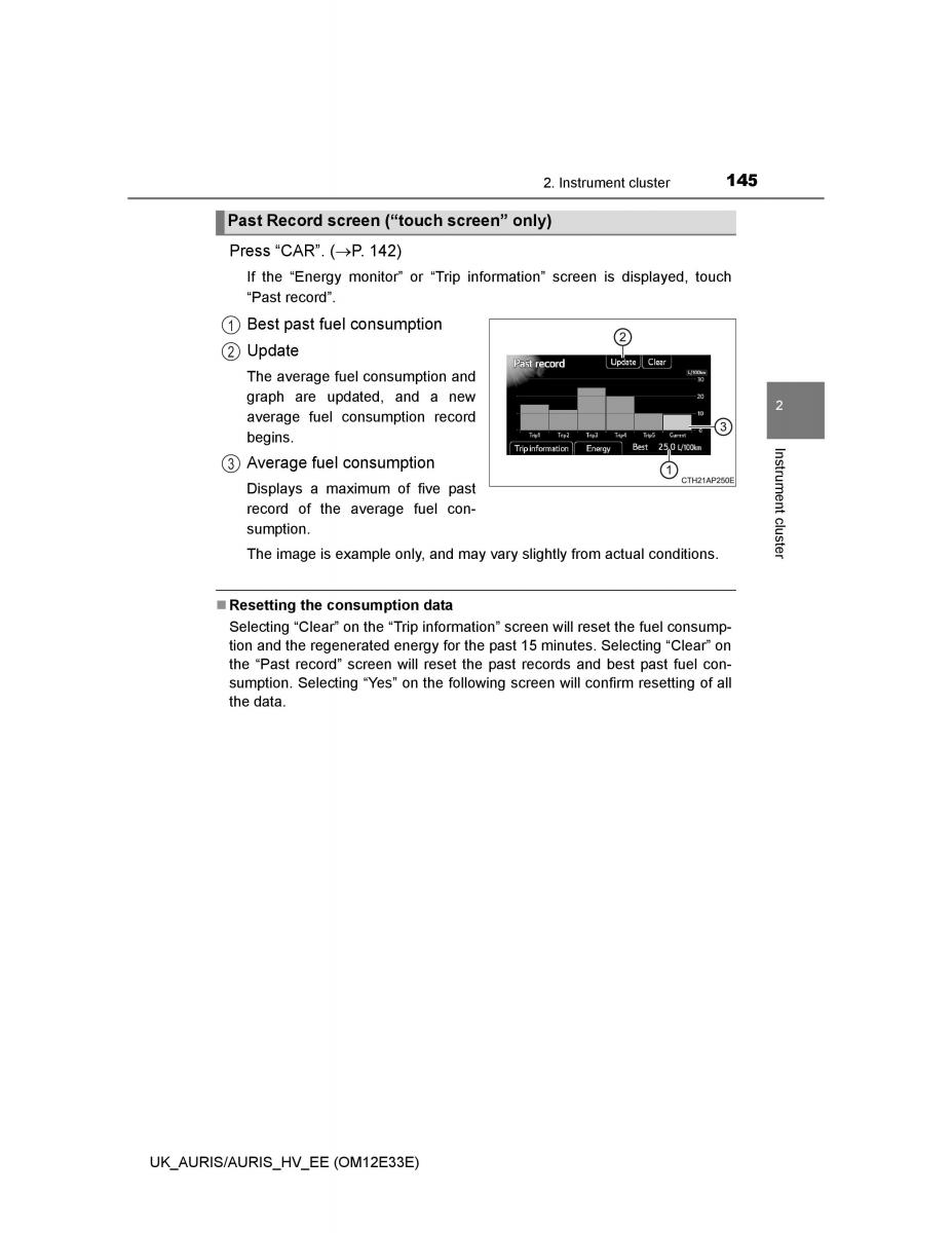 Toyota Auris II 2 owners manual / page 145