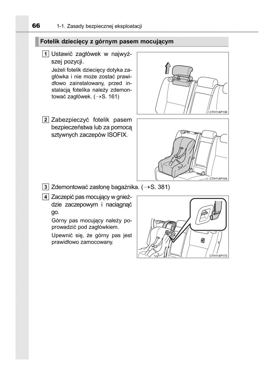 Toyota Auris Hybrid II 2 instrukcja obslugi / page 66