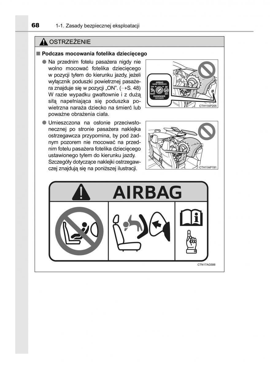 Toyota Auris Hybrid II 2 instrukcja obslugi / page 68