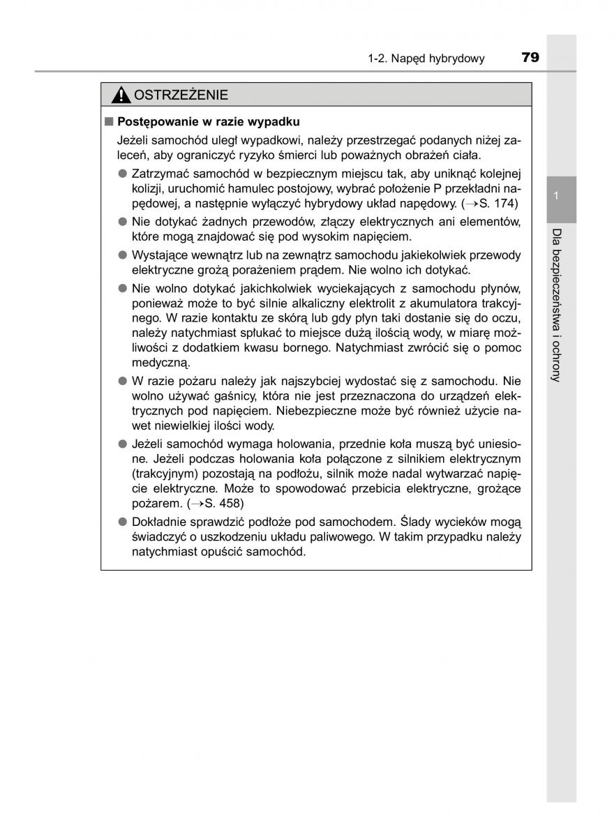 Toyota Auris Hybrid II 2 instrukcja obslugi / page 79