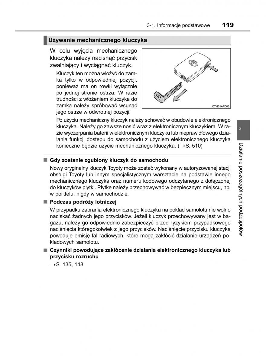 Toyota Auris Hybrid II 2 instrukcja obslugi / page 119