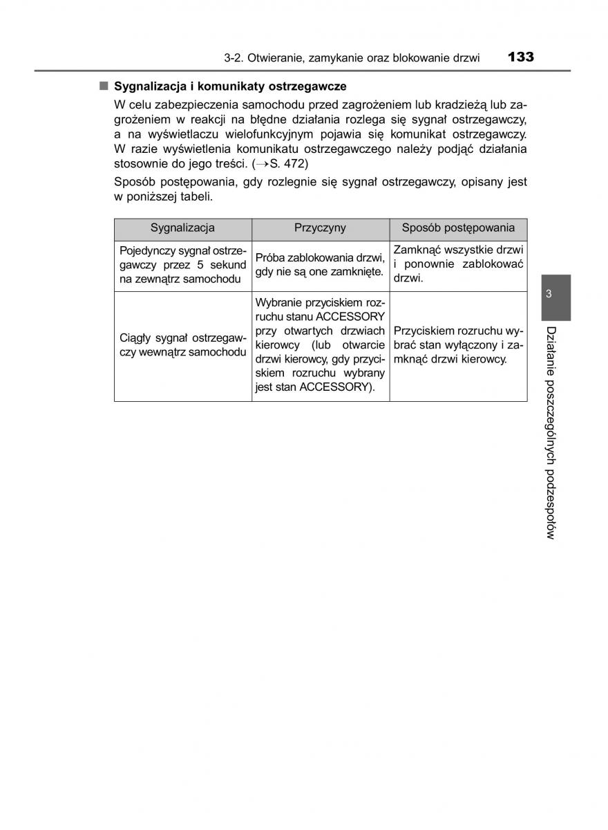 Toyota Auris Hybrid II 2 instrukcja obslugi / page 133