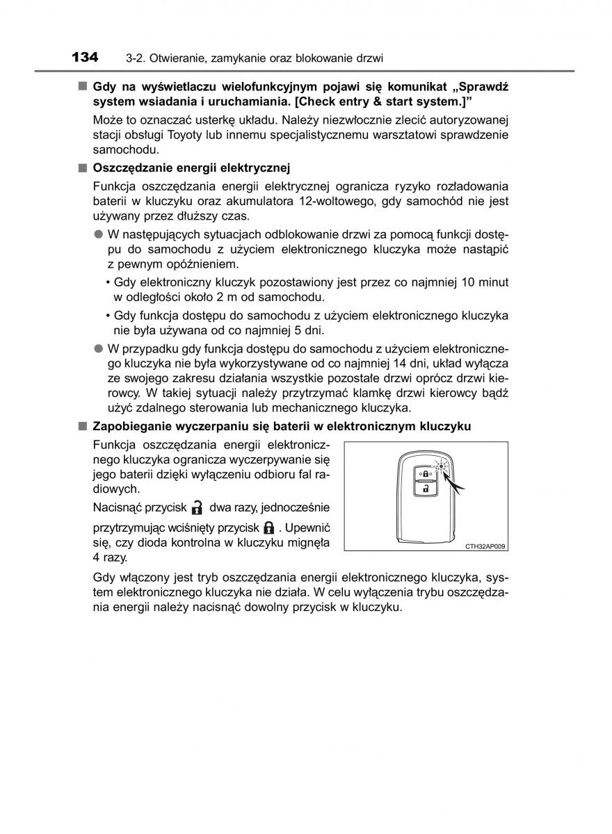 Toyota Auris Hybrid II 2 instrukcja obslugi / page 134