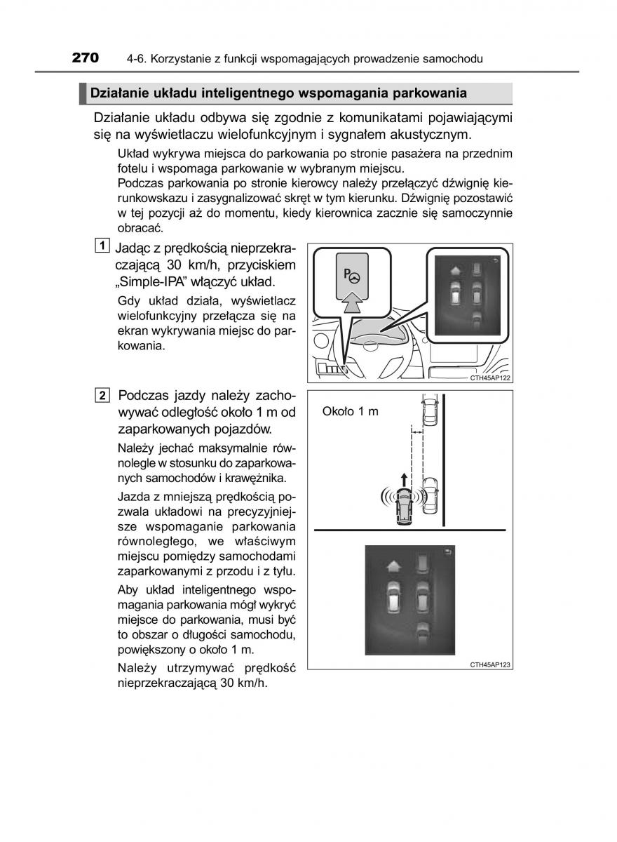 Toyota Auris Hybrid II 2 instrukcja obslugi / page 270