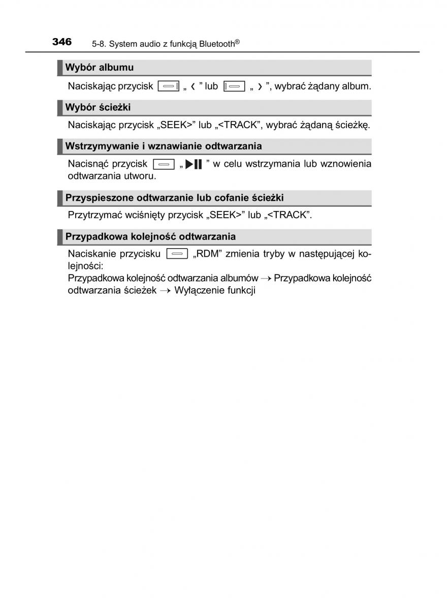 Toyota Auris Hybrid II 2 instrukcja obslugi / page 346