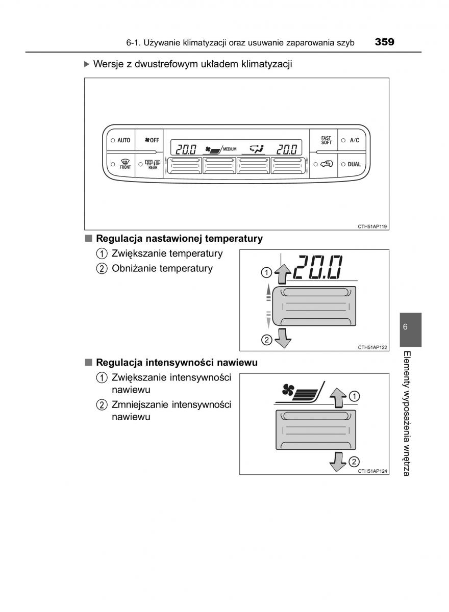 Toyota Auris Hybrid II 2 instrukcja obslugi / page 359