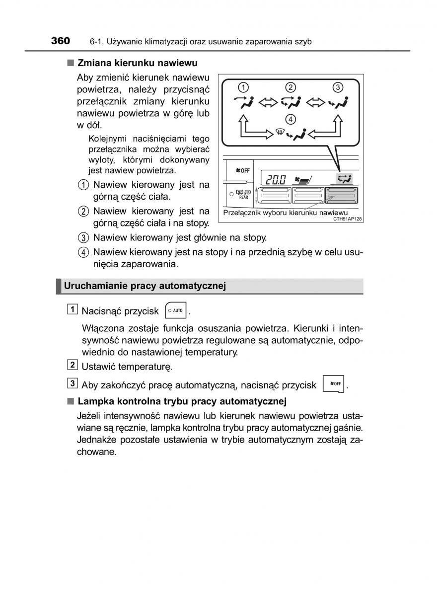 Toyota Auris Hybrid II 2 instrukcja obslugi / page 360