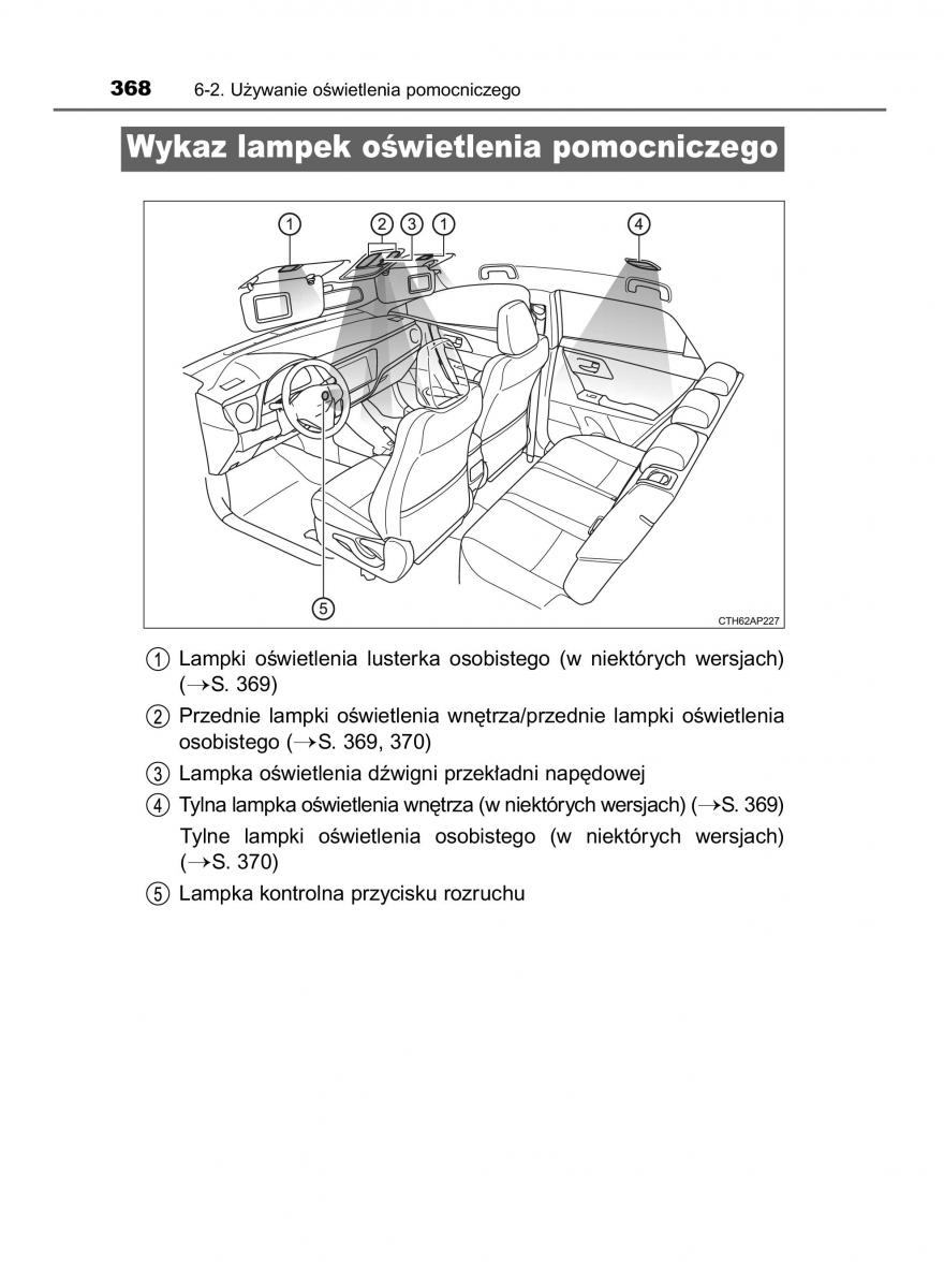 Toyota Auris Hybrid II 2 instrukcja obslugi / page 368