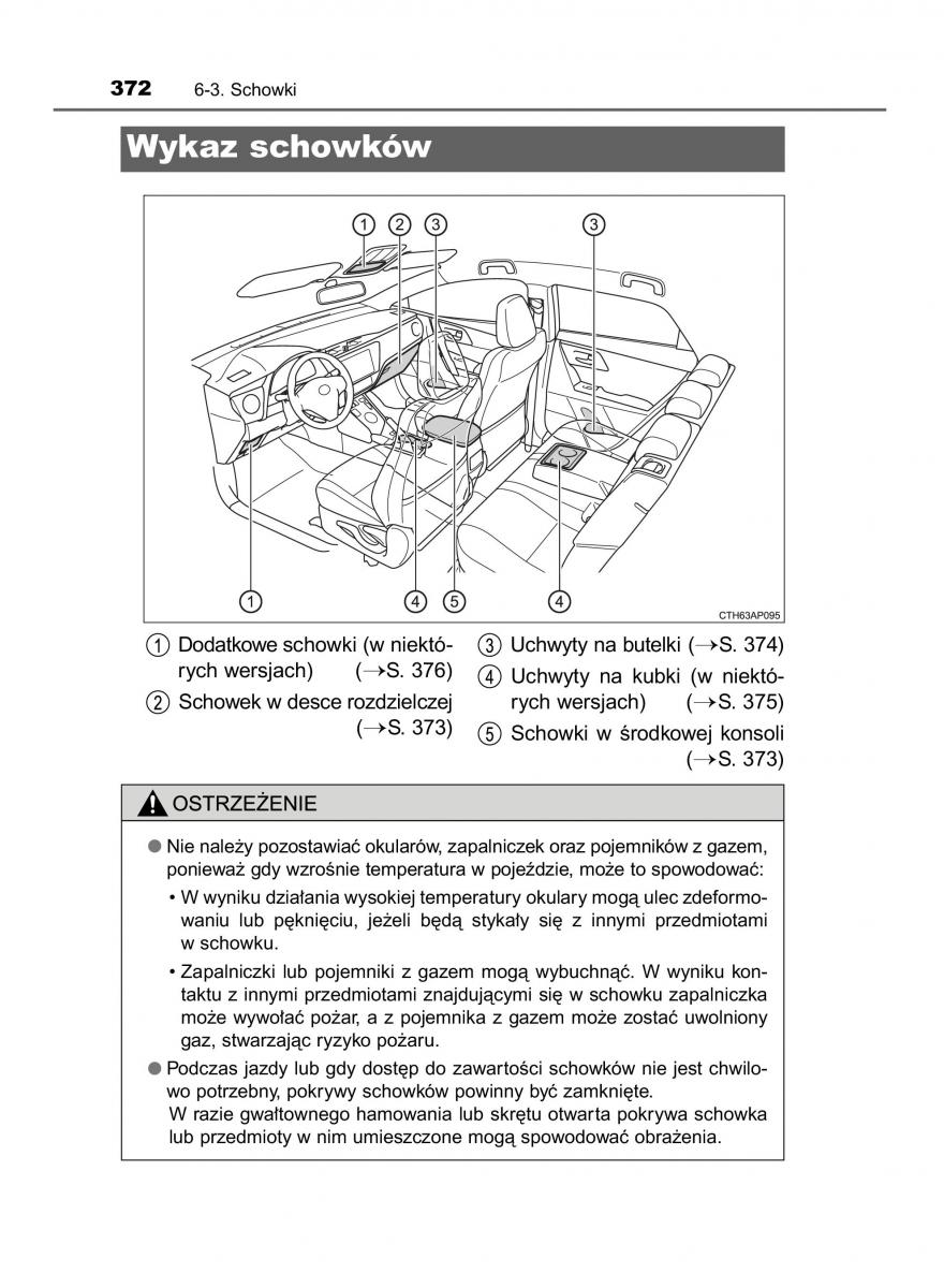 Toyota Auris Hybrid II 2 instrukcja obslugi / page 372