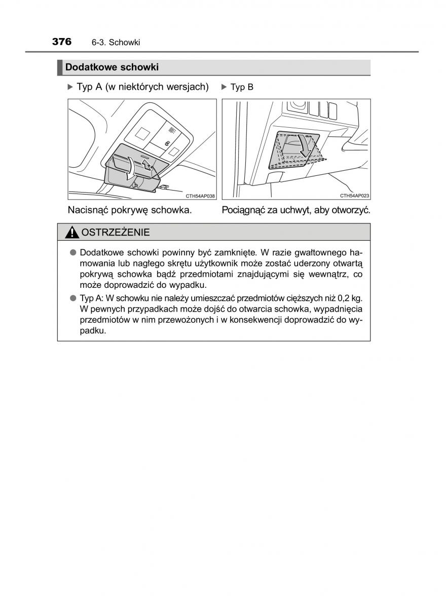 Toyota Auris Hybrid II 2 instrukcja obslugi / page 376