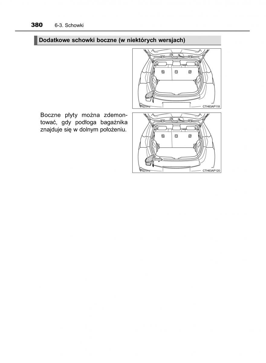 Toyota Auris Hybrid II 2 instrukcja obslugi / page 380