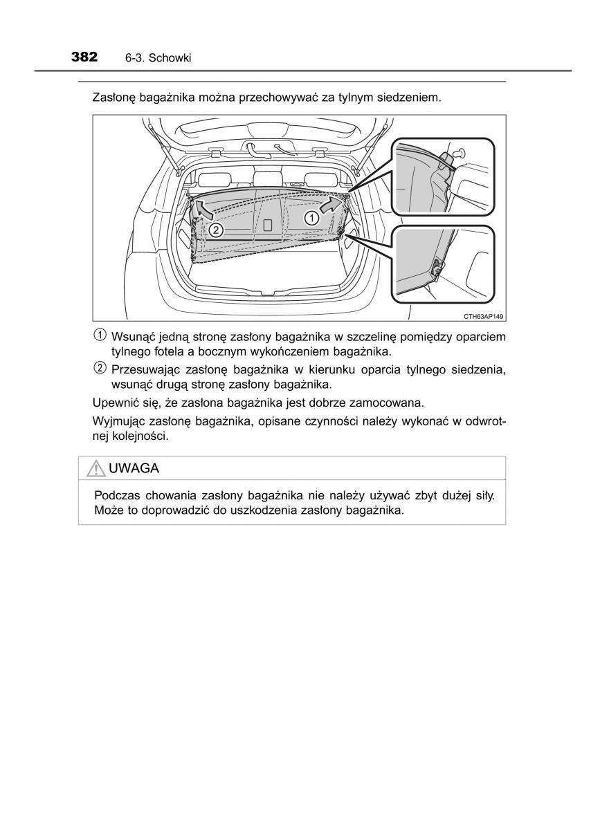 Toyota Auris Hybrid II 2 instrukcja obslugi / page 382