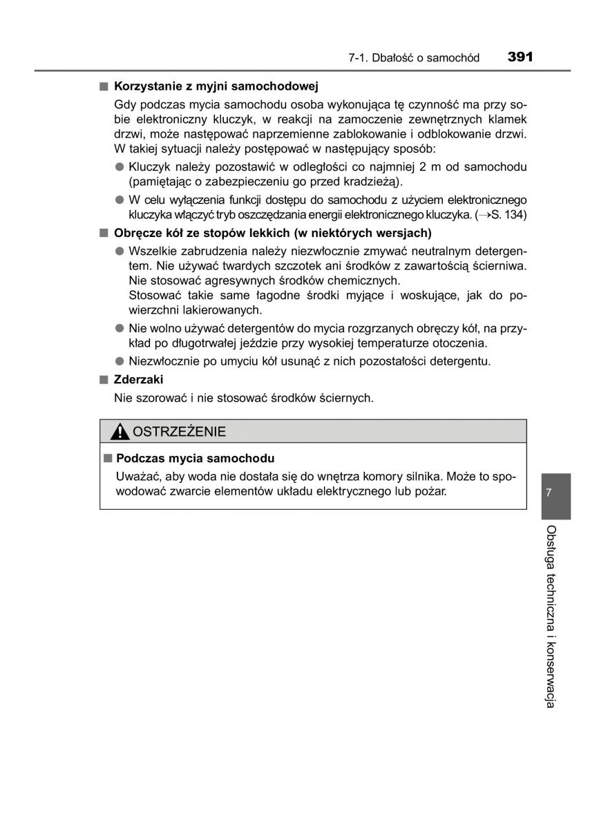 Toyota Auris Hybrid II 2 instrukcja obslugi / page 391