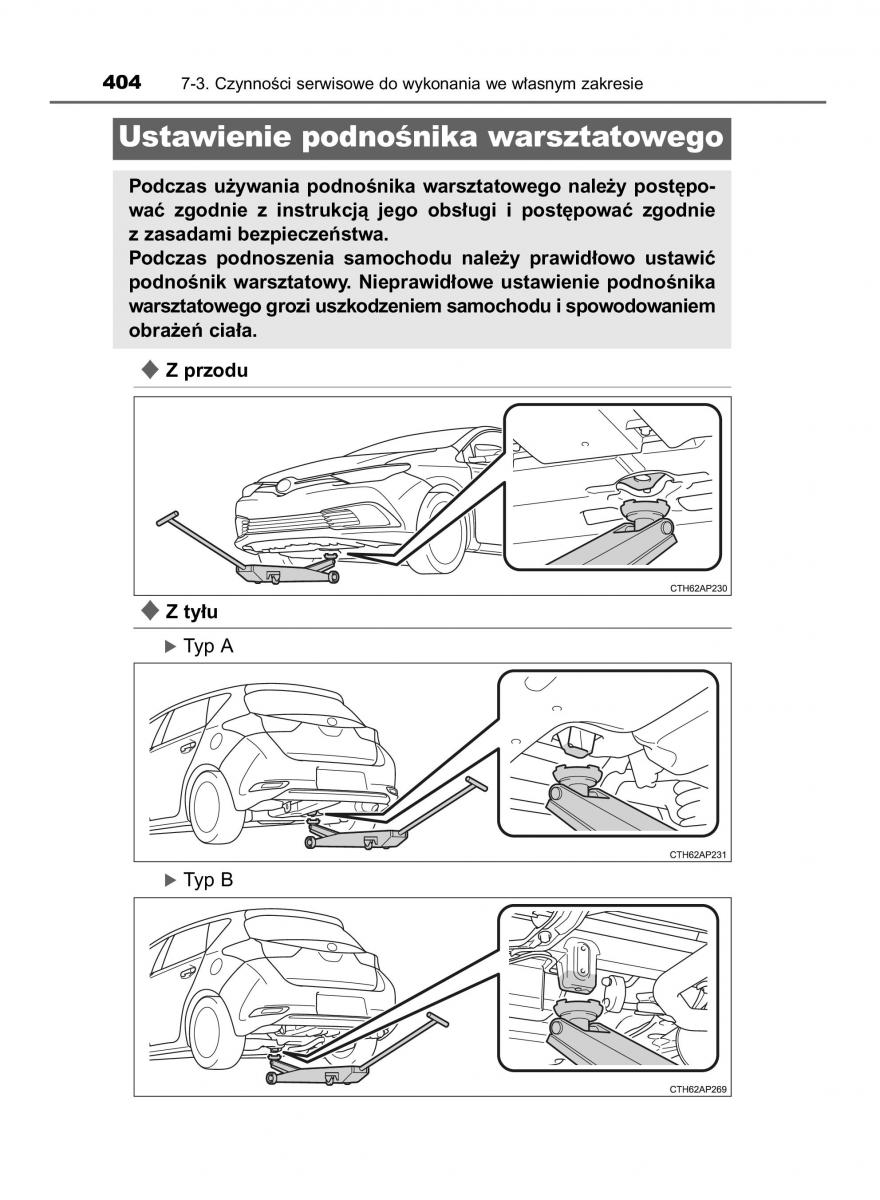 Toyota Auris Hybrid II 2 instrukcja obslugi / page 404