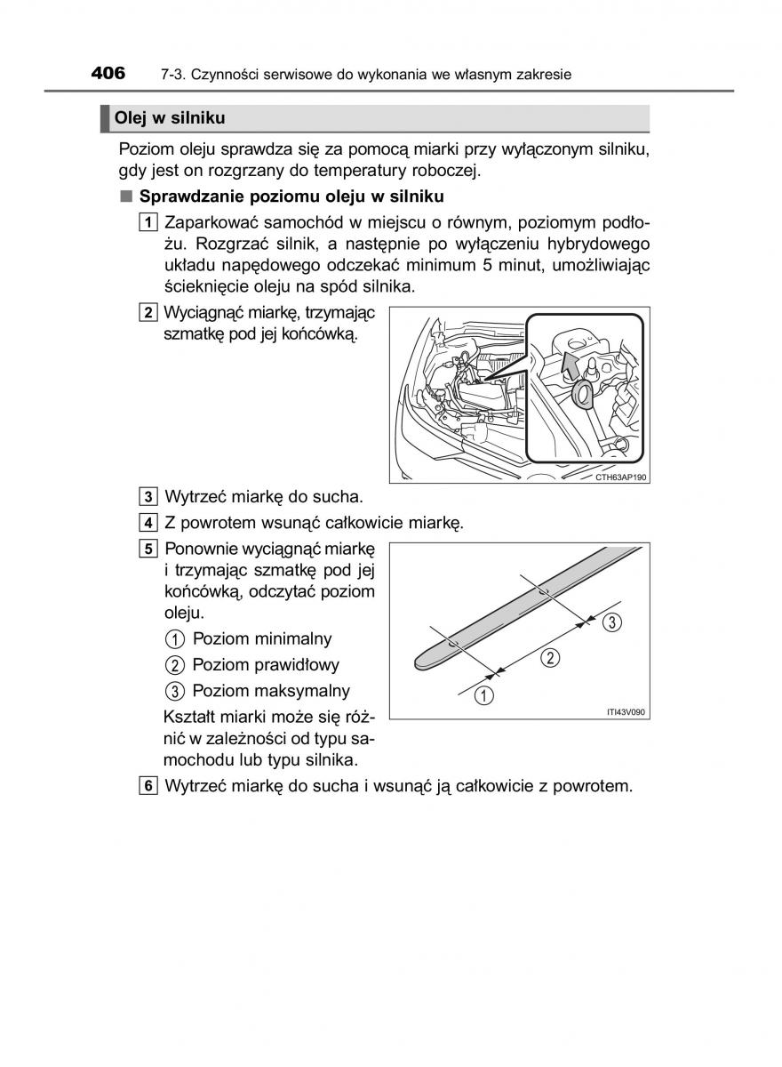 Toyota Auris Hybrid II 2 instrukcja obslugi / page 406