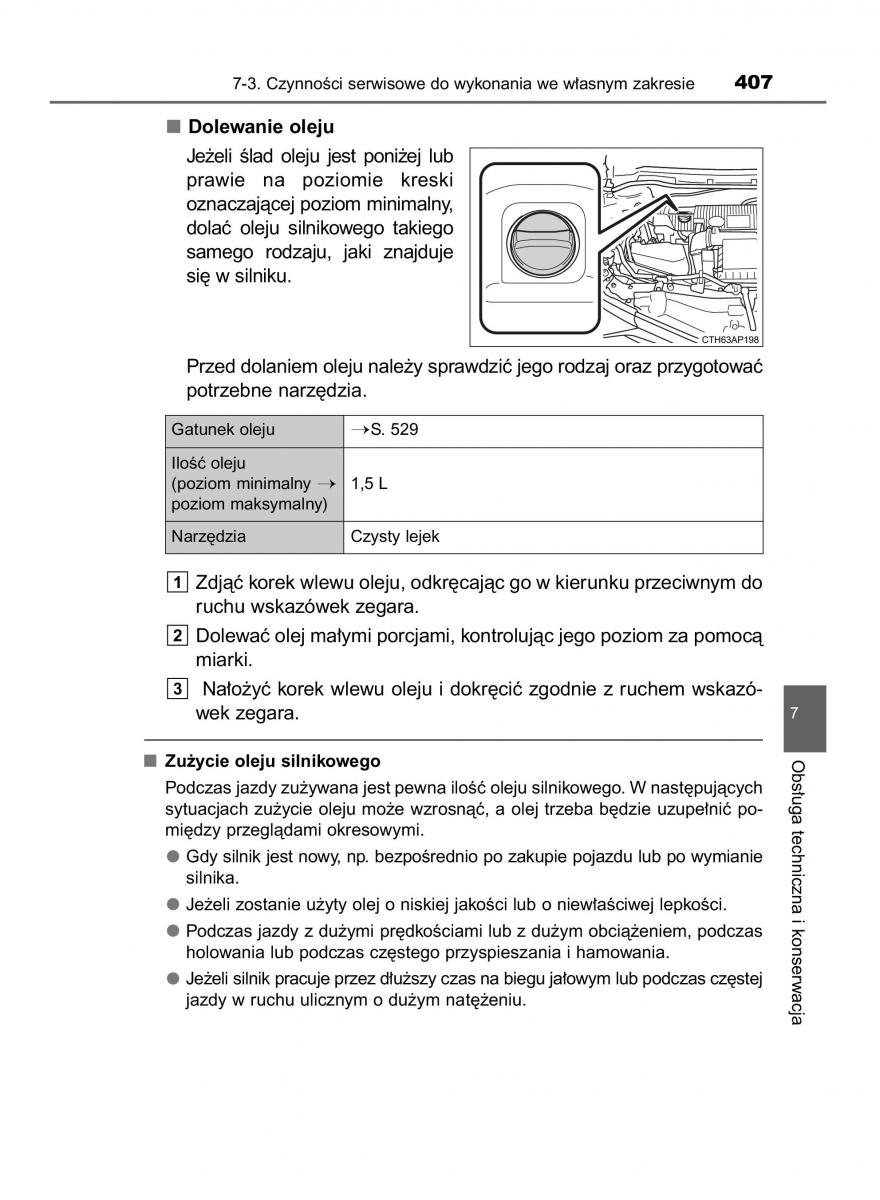 Toyota Auris Hybrid II 2 instrukcja obslugi / page 407