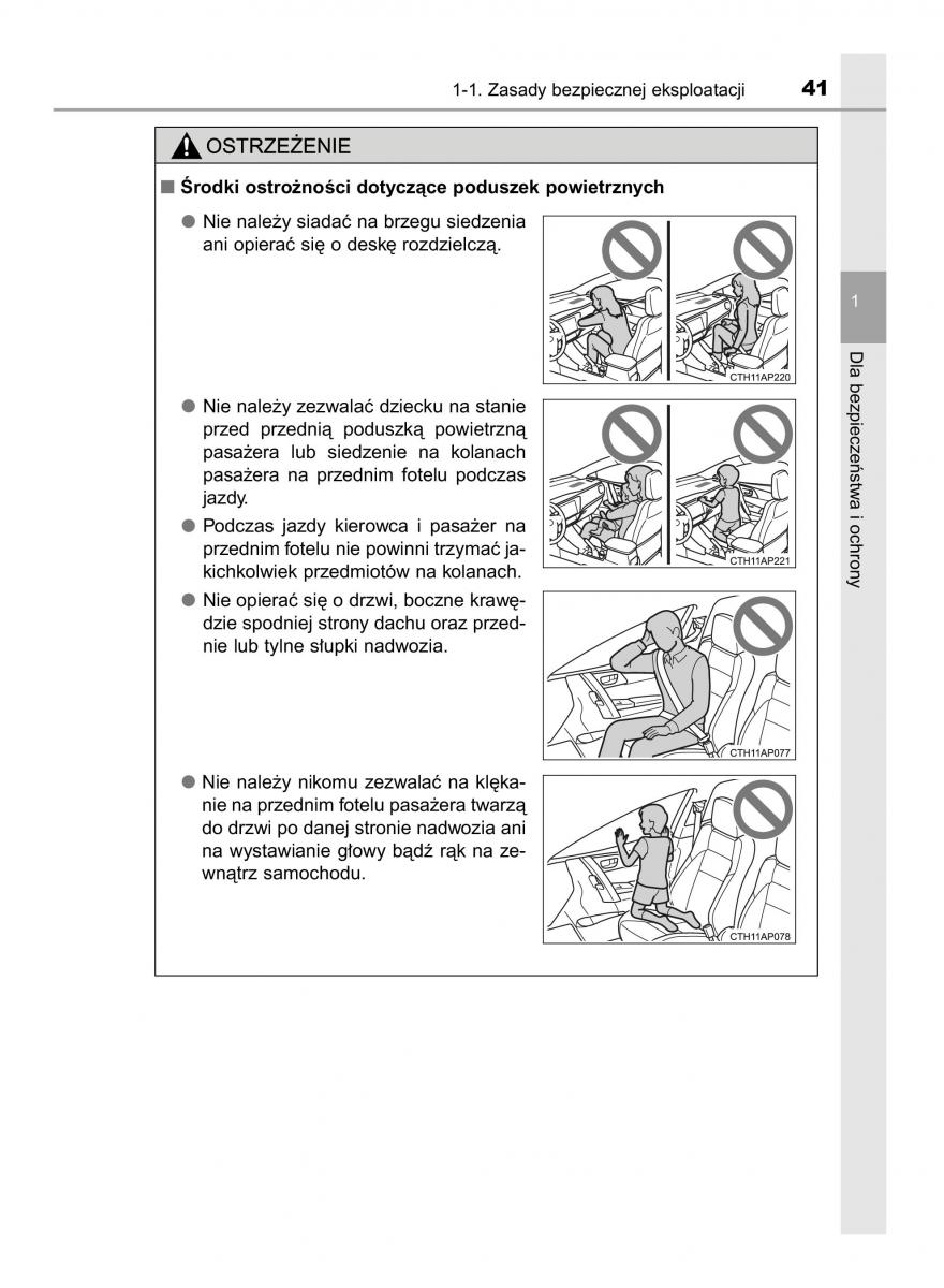 Toyota Auris Hybrid II 2 instrukcja obslugi / page 41