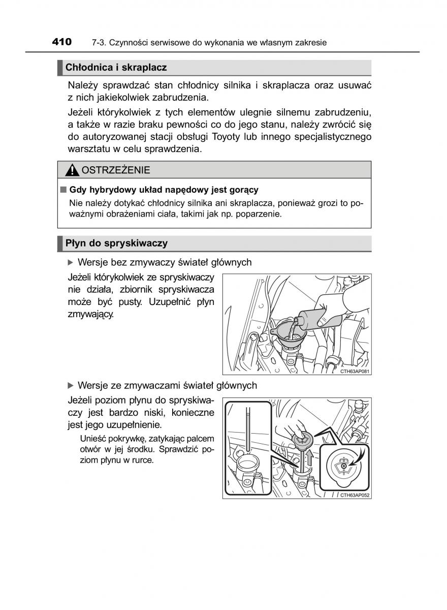 Toyota Auris Hybrid II 2 instrukcja obslugi / page 410