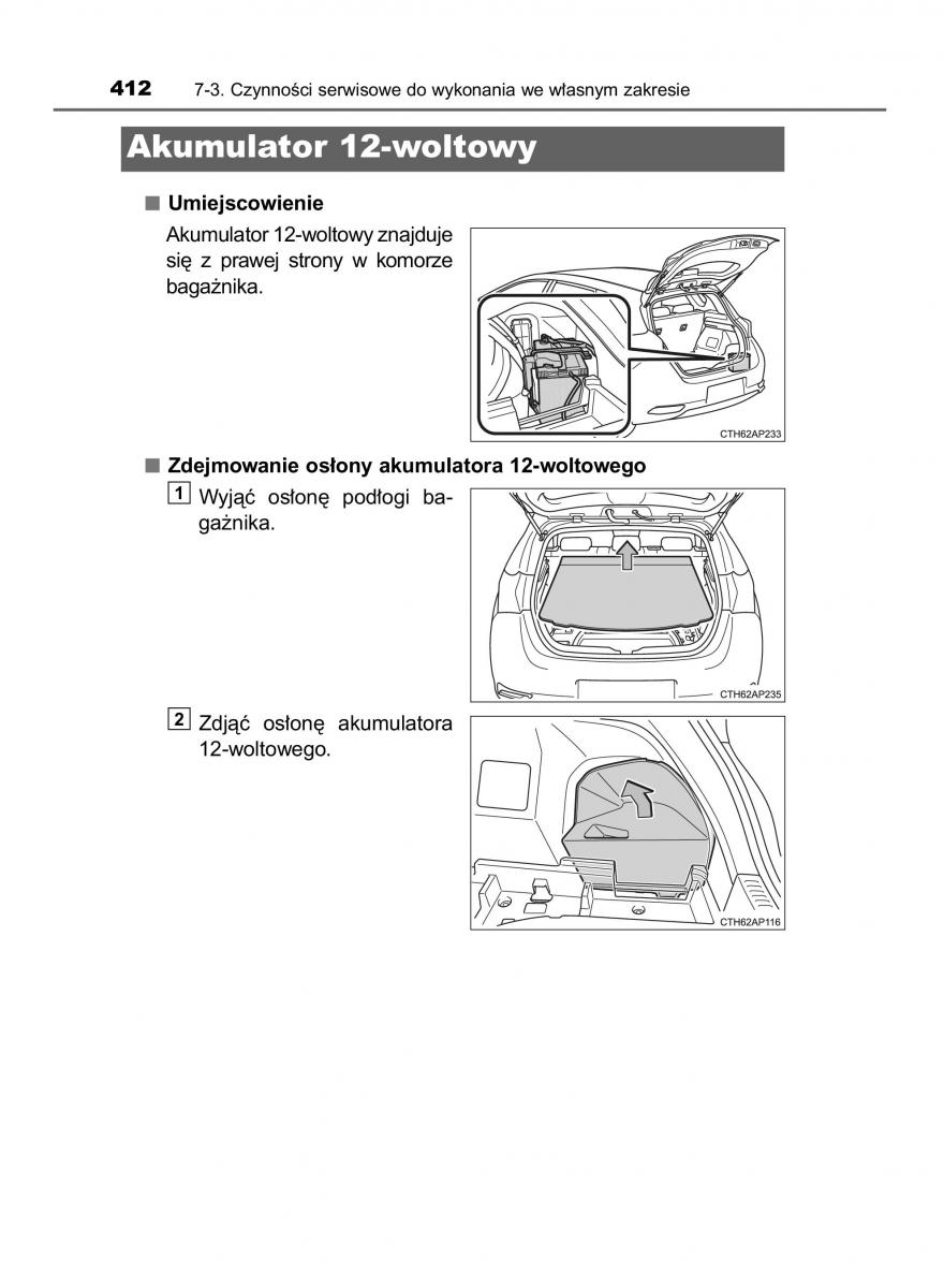 Toyota Auris Hybrid II 2 instrukcja obslugi / page 412