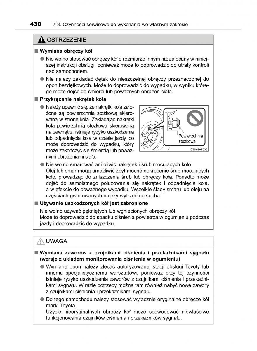 Toyota Auris Hybrid II 2 instrukcja obslugi / page 430