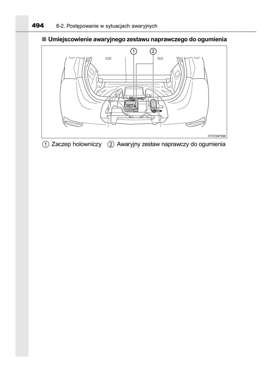 Toyota Auris Hybrid II 2 instrukcja obslugi / page 494