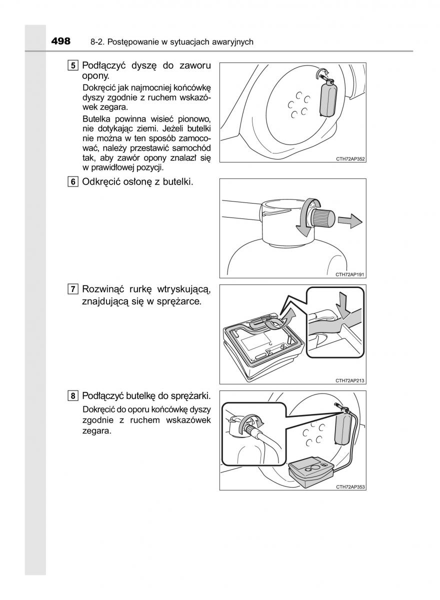 Toyota Auris Hybrid II 2 instrukcja obslugi / page 498