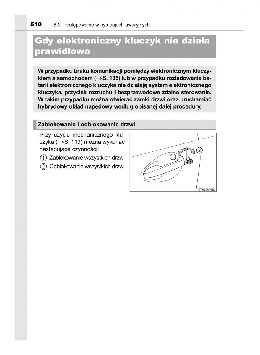 Toyota Auris Hybrid II 2 instrukcja obslugi / page 510