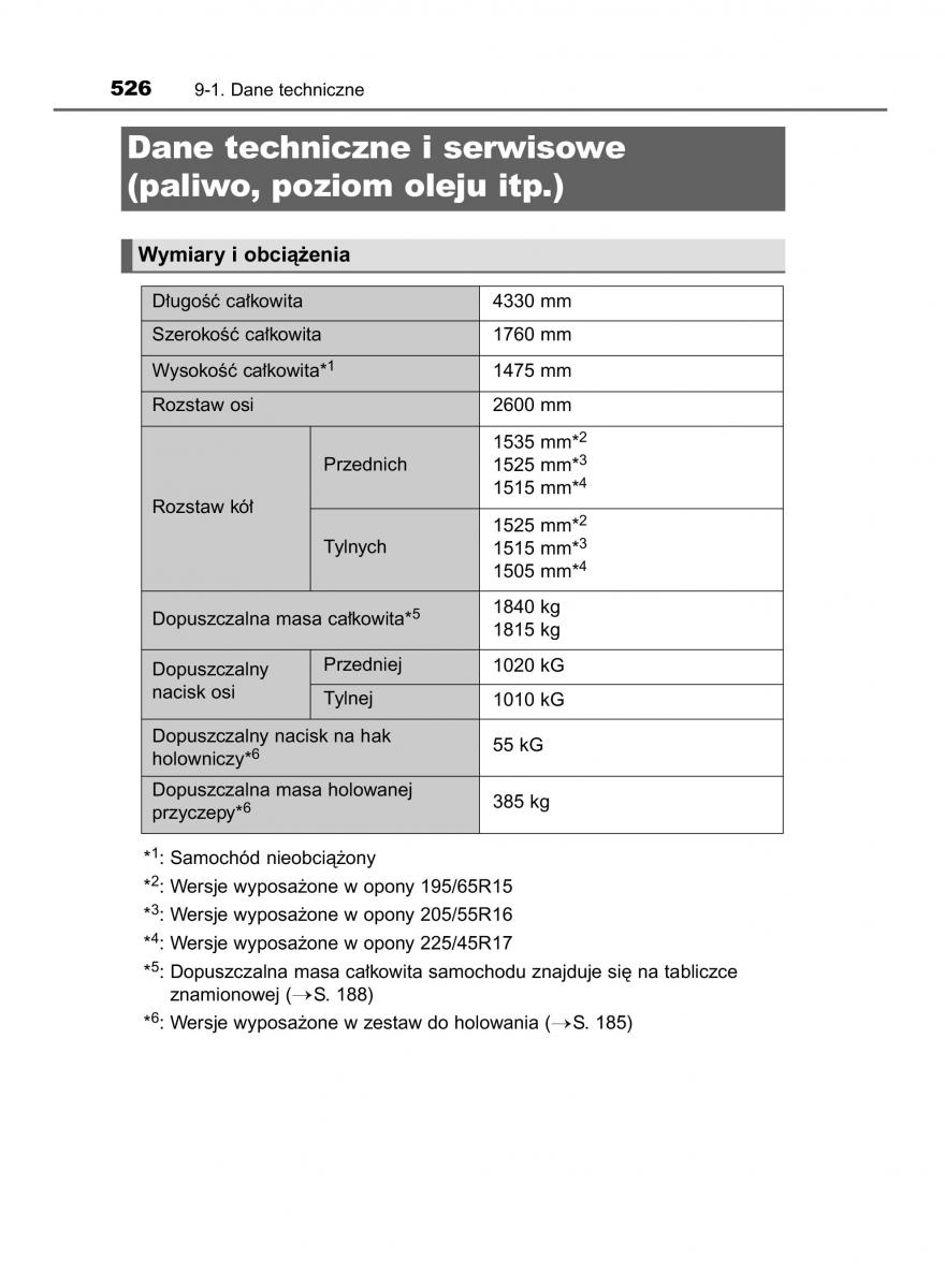 Toyota Auris Hybrid II 2 instrukcja obslugi / page 526