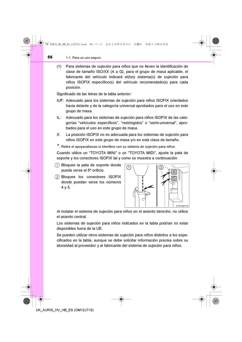 Toyota Auris Hybrid II 2 manual del propietario / page 56