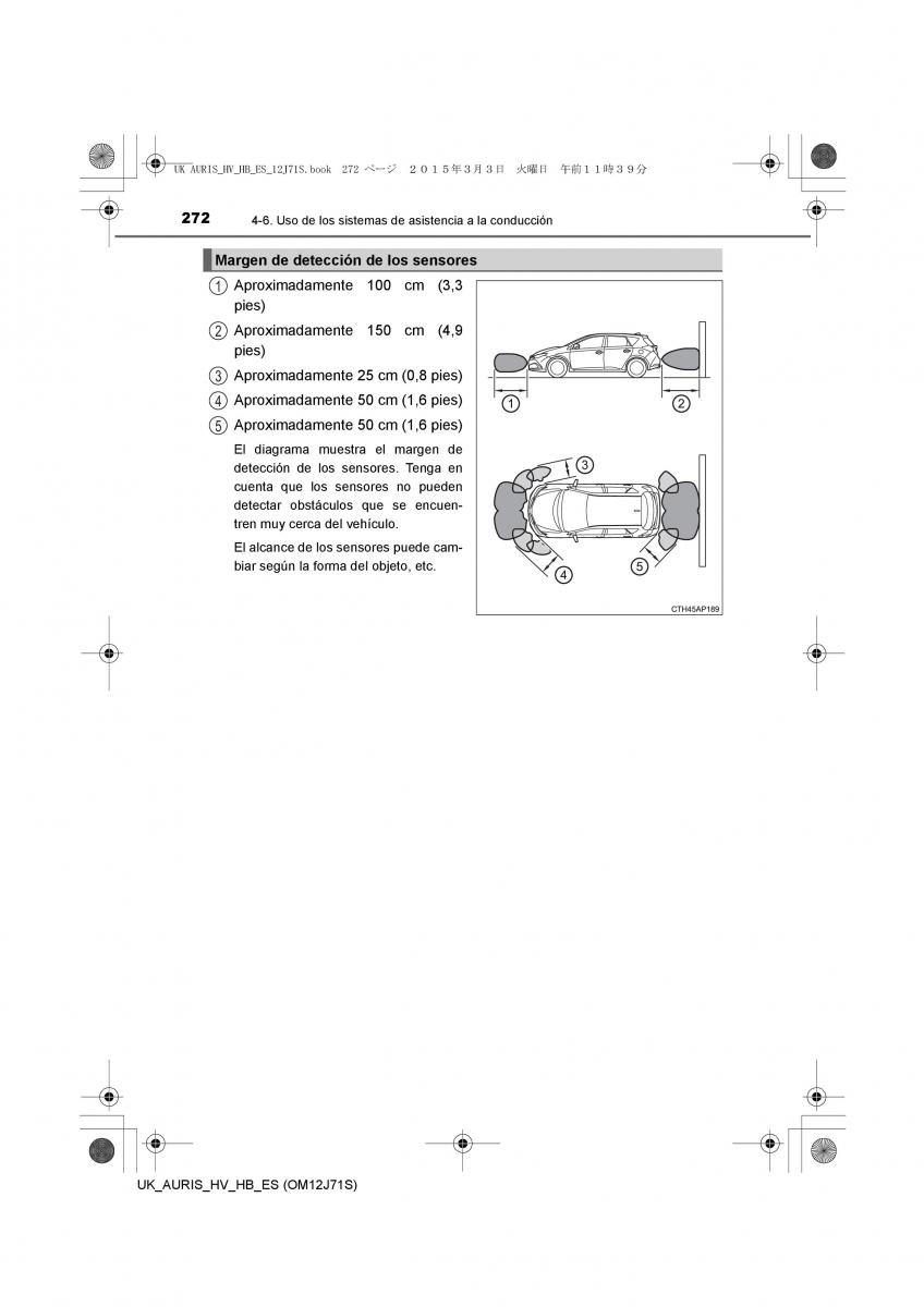 Toyota Auris Hybrid II 2 manual del propietario / page 272