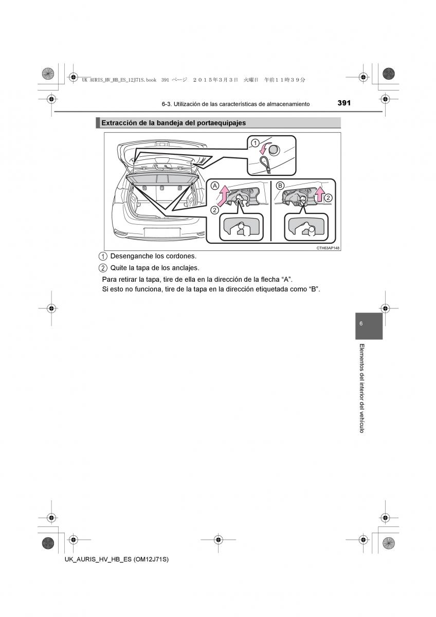 Toyota Auris Hybrid II 2 manual del propietario / page 391