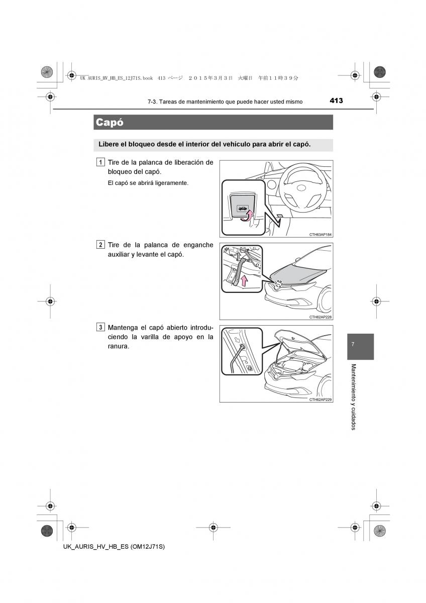 Toyota Auris Hybrid II 2 manual del propietario / page 413