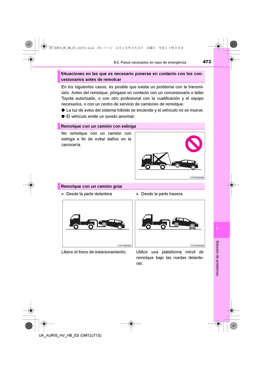 Toyota Auris Hybrid II 2 manual del propietario / page 473