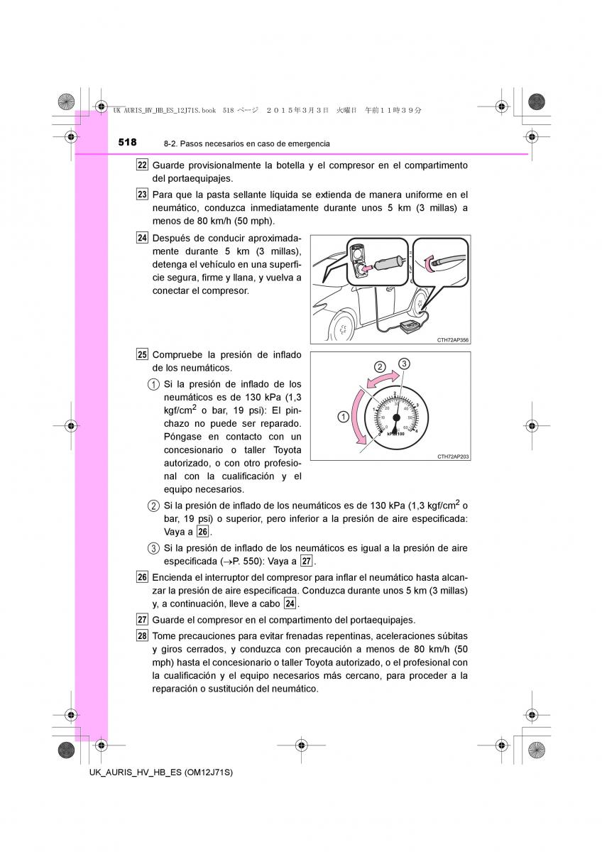 Toyota Auris Hybrid II 2 manual del propietario / page 518