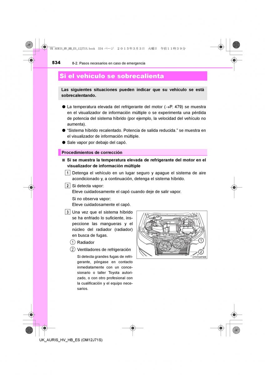 Toyota Auris Hybrid II 2 manual del propietario / page 534