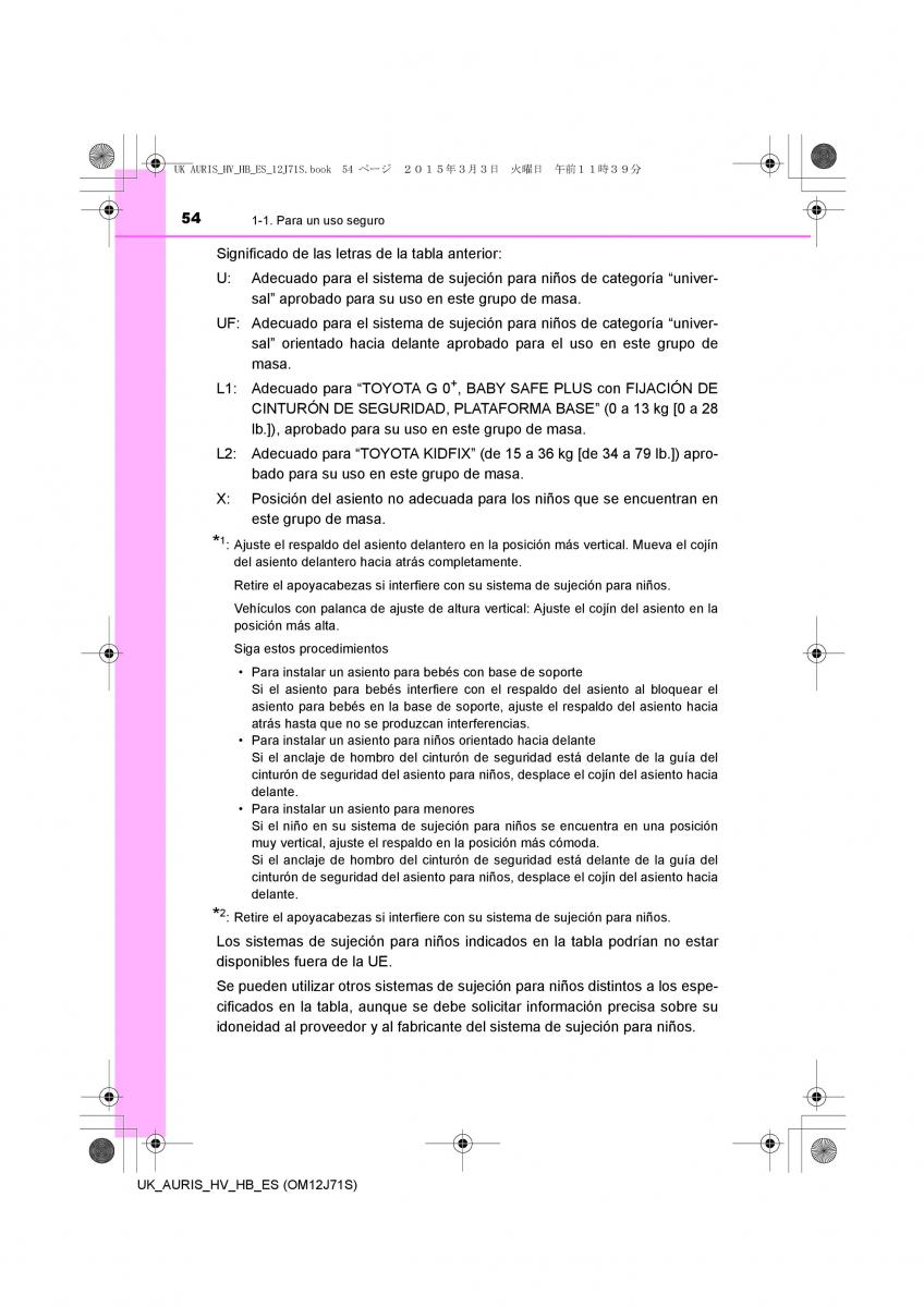 Toyota Auris Hybrid II 2 manual del propietario / page 54