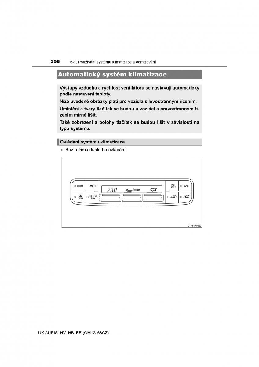 Toyota Auris Hybrid II 2 navod k obsludze / page 358