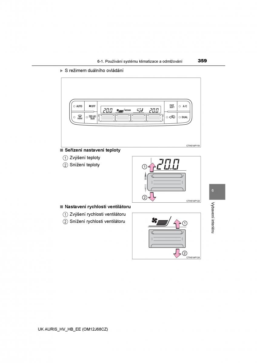 Toyota Auris Hybrid II 2 navod k obsludze / page 359