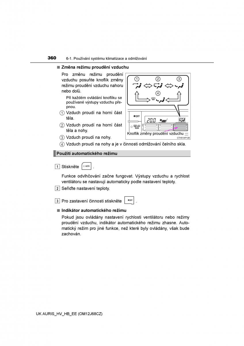 Toyota Auris Hybrid II 2 navod k obsludze / page 360