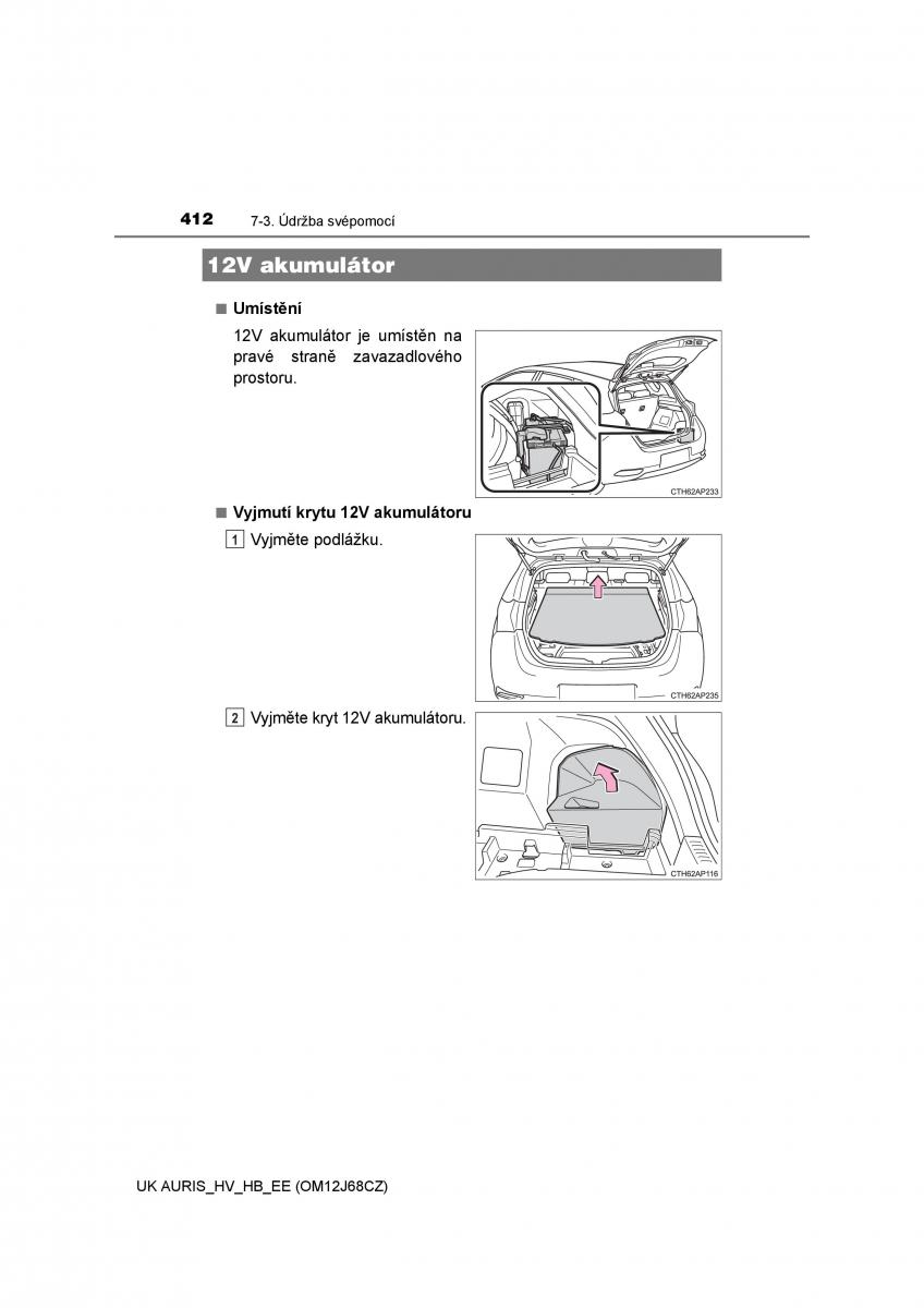 Toyota Auris Hybrid II 2 navod k obsludze / page 412