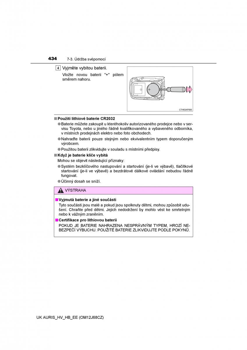 Toyota Auris Hybrid II 2 navod k obsludze / page 434