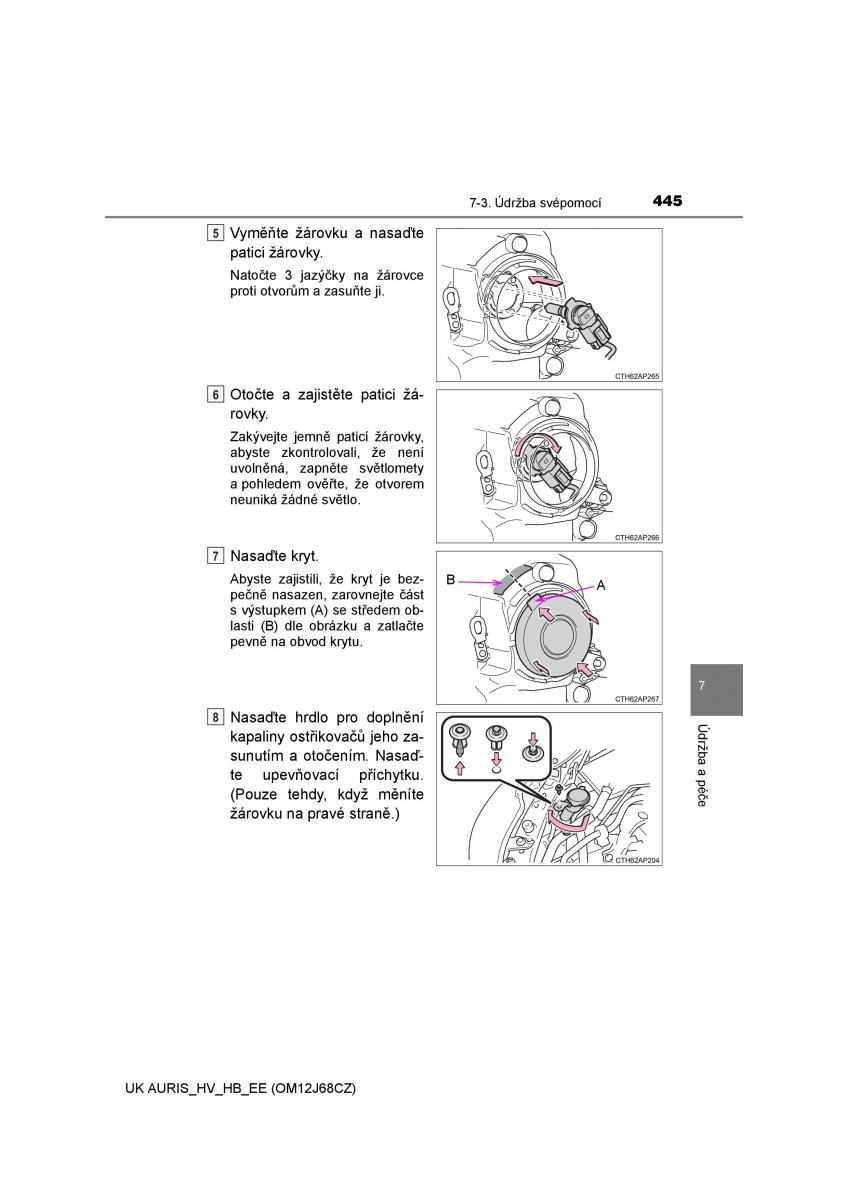 Toyota Auris Hybrid II 2 navod k obsludze / page 445