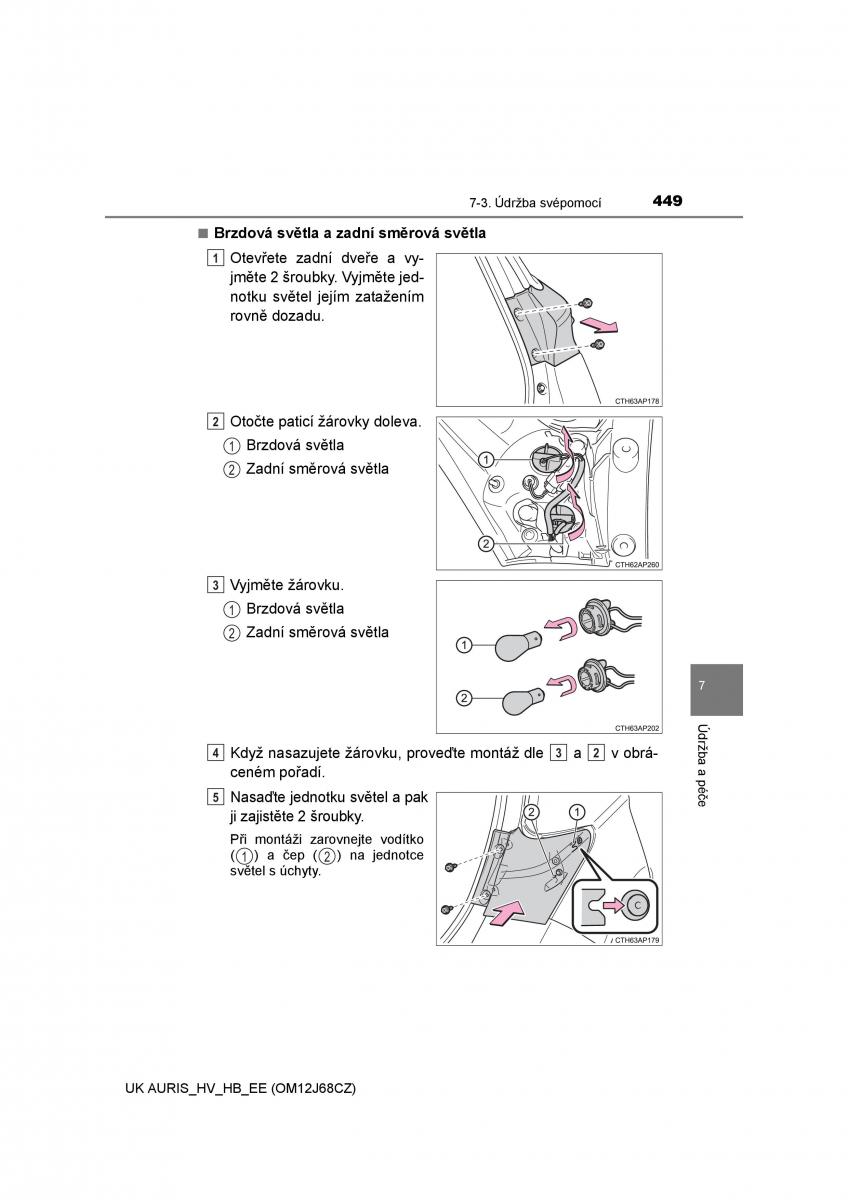 Toyota Auris Hybrid II 2 navod k obsludze / page 449