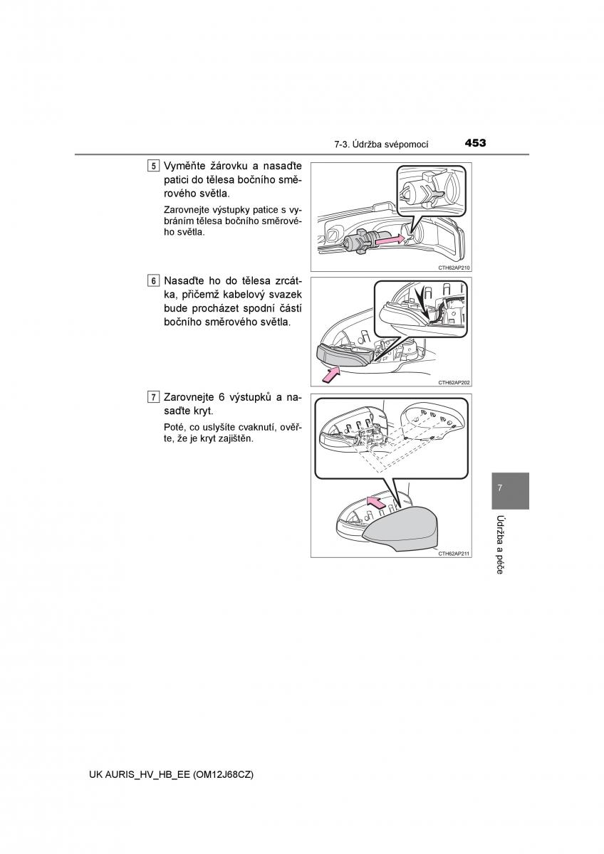 Toyota Auris Hybrid II 2 navod k obsludze / page 453