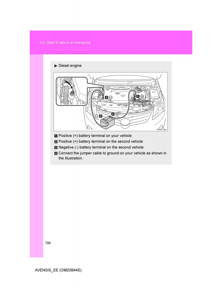 Toyota Avensis III 3 owners manual / page 706